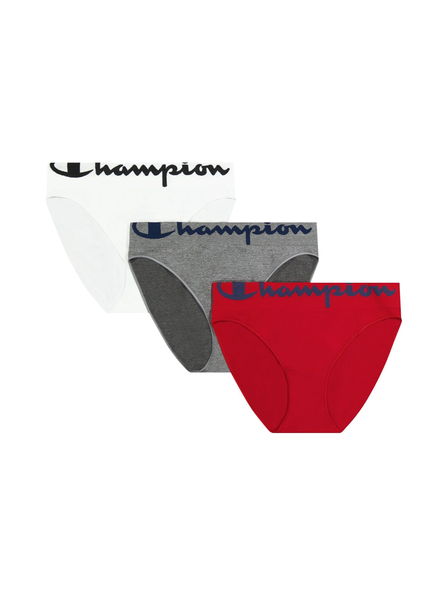 Champion Women’s Seamless High Rise Bikini Underwear, 3 Pack, Sizes S - 2XL