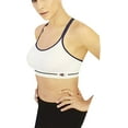 thumbnail image 1 of Champion Women's Seamless Racerback Sports Bras, 2 Pack Black White M, 1 of 2