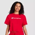 thumbnail image 1 of Champion Women's Short Sleeve T-Shirt - Red, 1 of 5