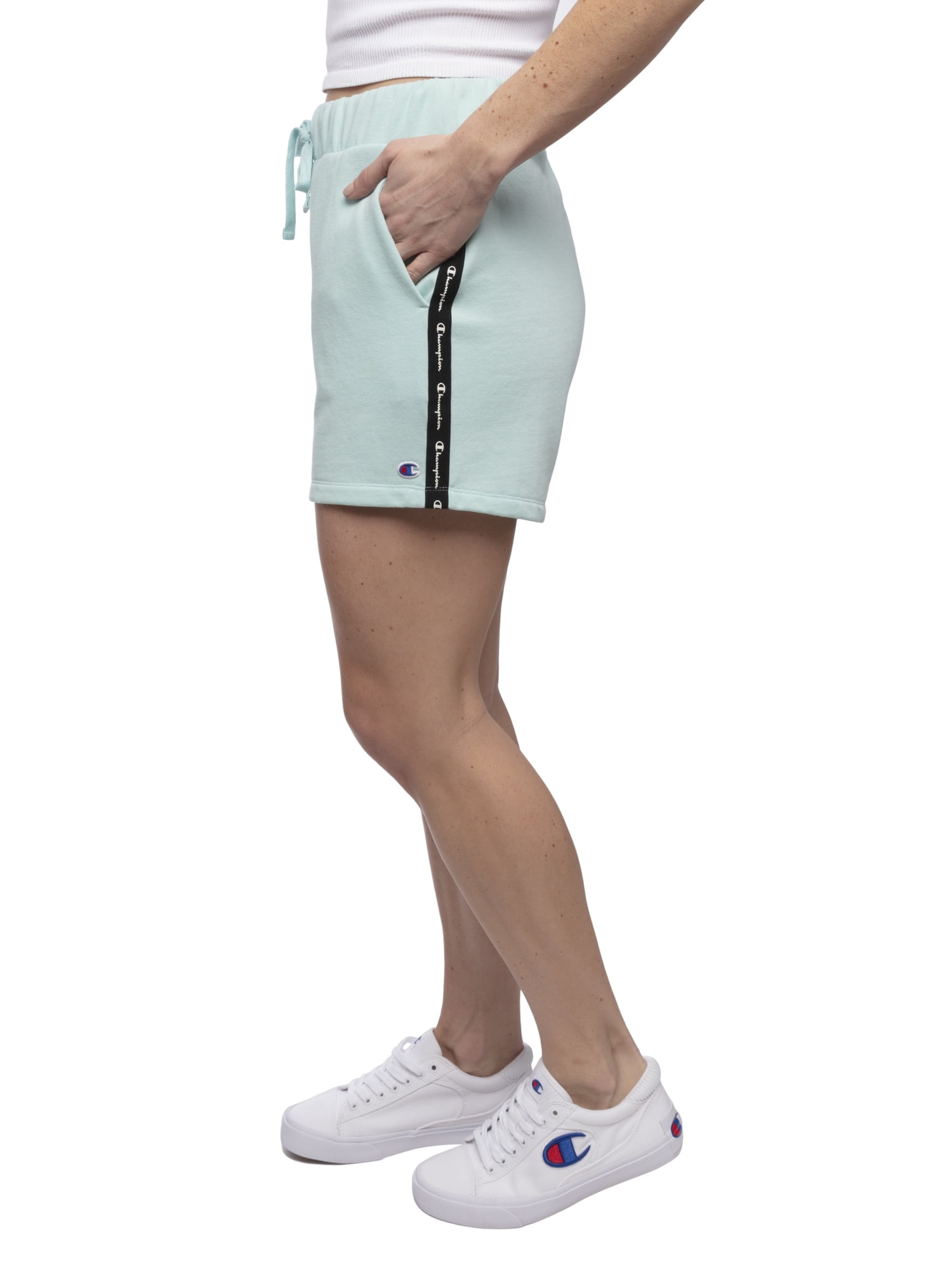 Champion Women's Shorts with Logo Taping