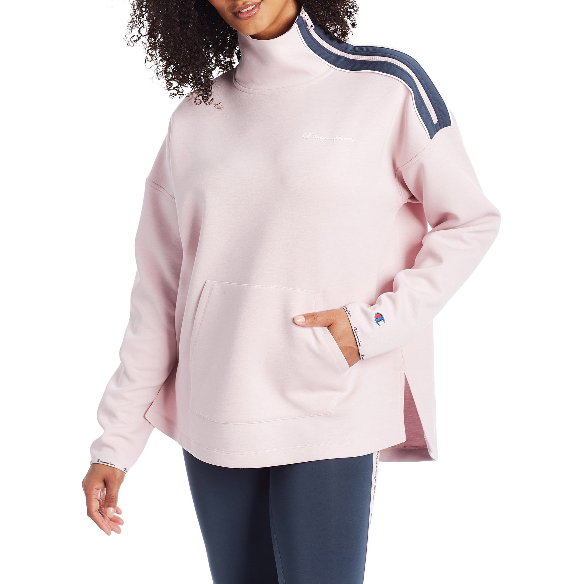 Champion Women's Sport Mock Neck Pullover - Walmart.com