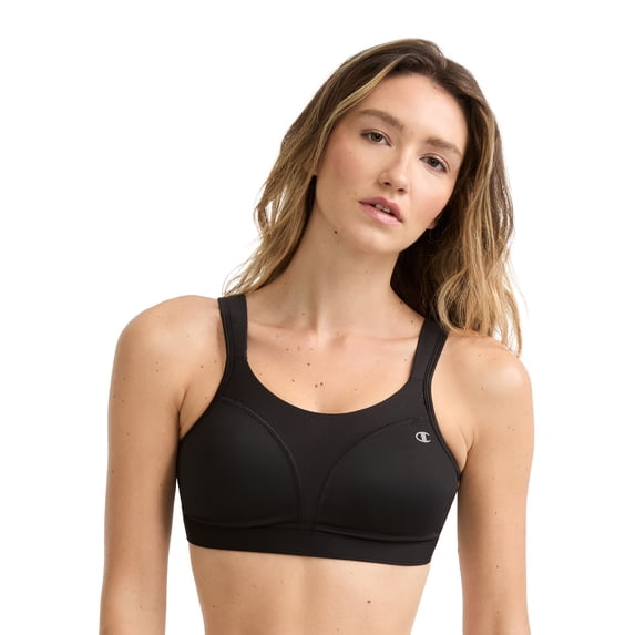 Champion Women's Sports Bra, High-Impact, Maximum Support, Breathable, Moisture-Wicking Fabric