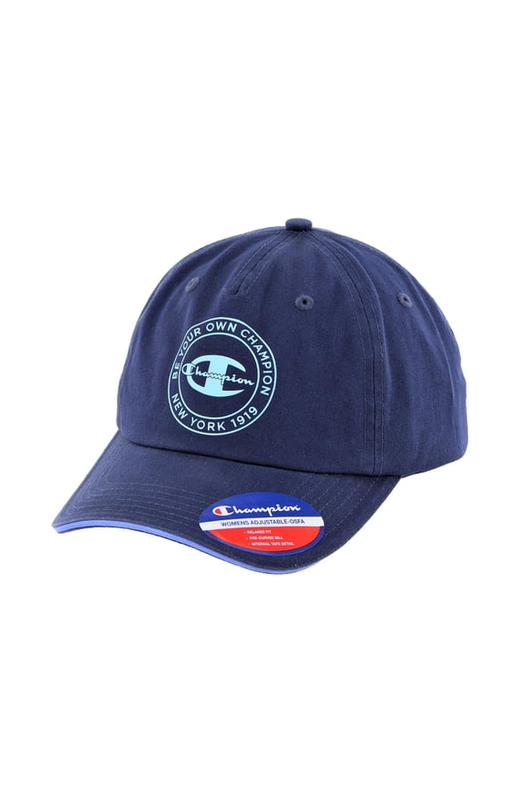 Women's Stride Dad Adjustable Curved Bill Hat Navy