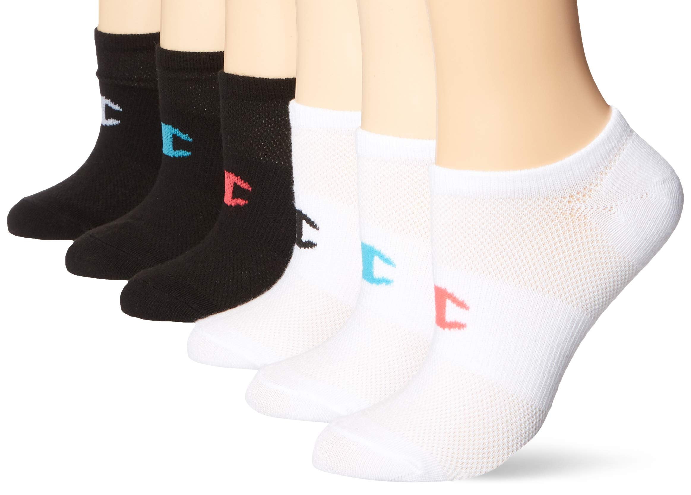 Champion Women's Super No Show Socks, Pack