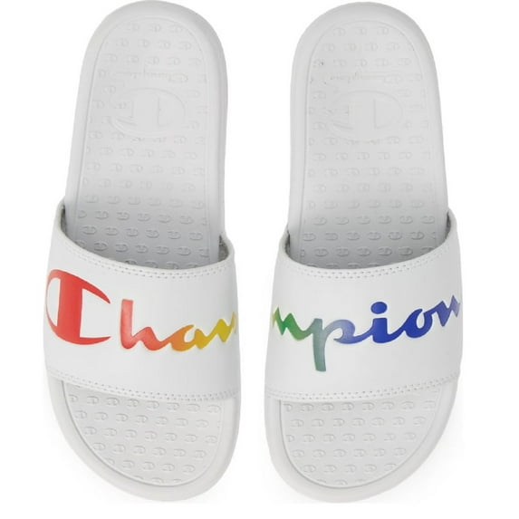 Champion Women's Super Slide Split Script Slide Sandal