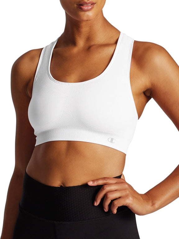 Women's The Infinity Racerback Sports Bra, Moderate Support, Seamless, Moisture-Wicking, Sizes XS-XL