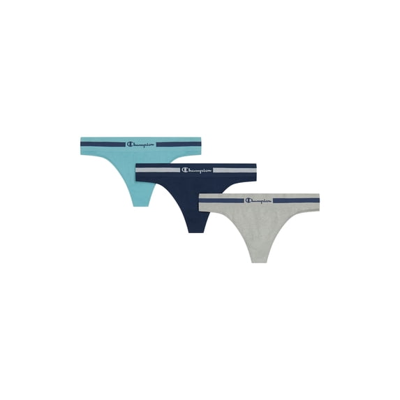 Champion Women's Thong Pack Underwear, 3 pack, Sizes S - XXL