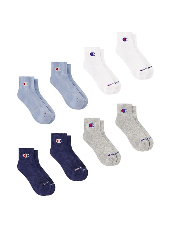 Women’s Wear 360 Cushioned Ankle Socks, 8 Pack, Sizes 4-10