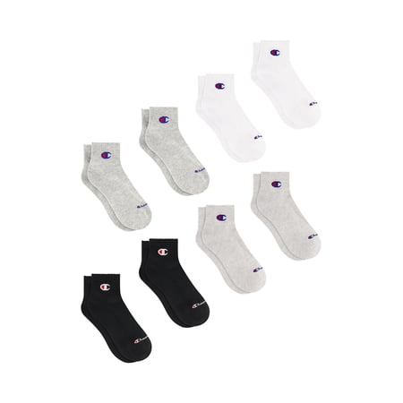 Champion Women’s Wear 360 Cushioned Ankle Socks, 8 Pack, Sizes 4-10