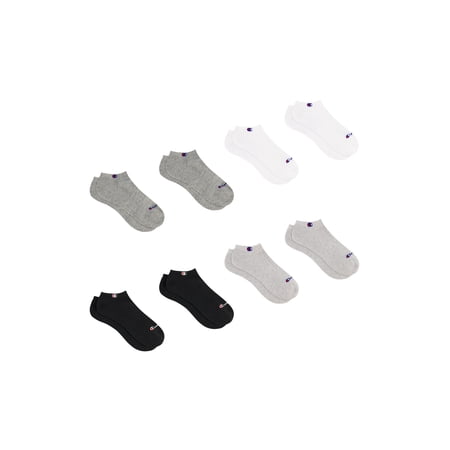 Champion Women’s Wear 360 No Show Cushioned Socks, 8 Pack, Sizes 4-10