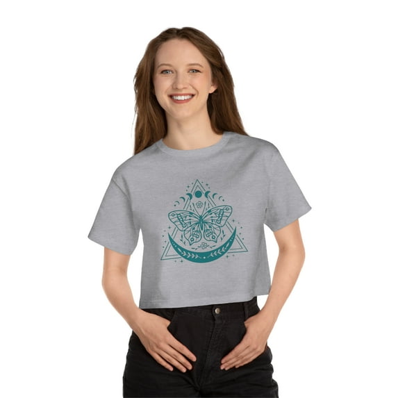 Champion Women's sacred Geometry Horus Heritage Cropped T-Shirt