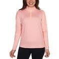 thumbnail image 1 of Champion Womens 1/4 Zip Pullover Pink XS, 1 of 4