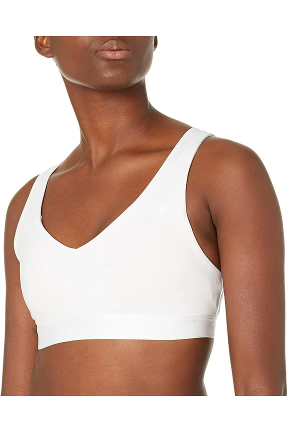 Womens Absolute Eco V Neck Shape Sports Bra X-Small White