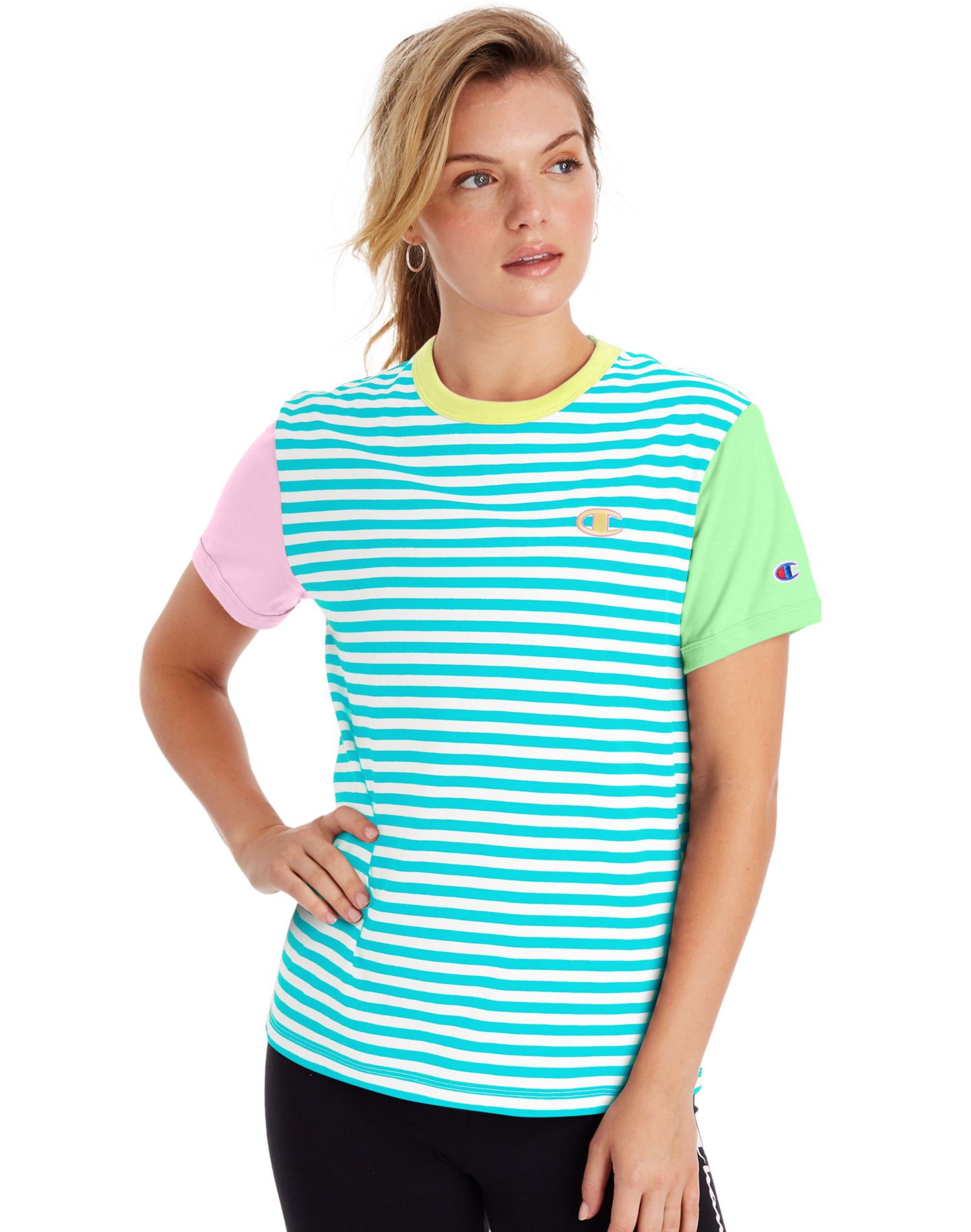 Champion Women's T-Shirt - Blue - XS