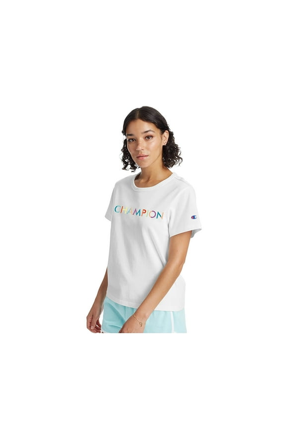 Girlfriend Tee Womens Active Shirts & Tees Size S, Color: White/Multi