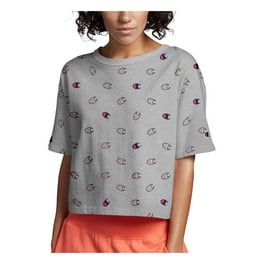 Champion Women's Classic Graphic Tee, Soft Cotton-Blend