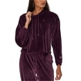 thumbnail image 1 of Champion Womens Cropped Hoodie Sweatshirt, Purple, Large, 1 of 1