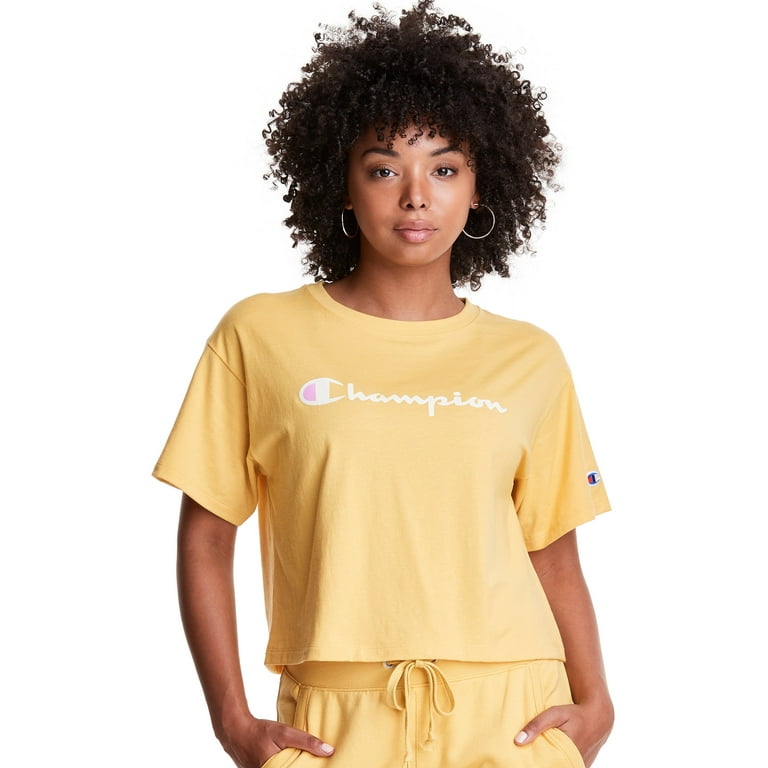 Champion women's top cropped tee