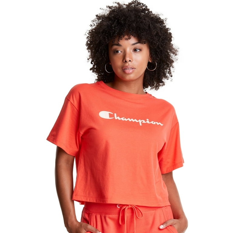 orange champion tee