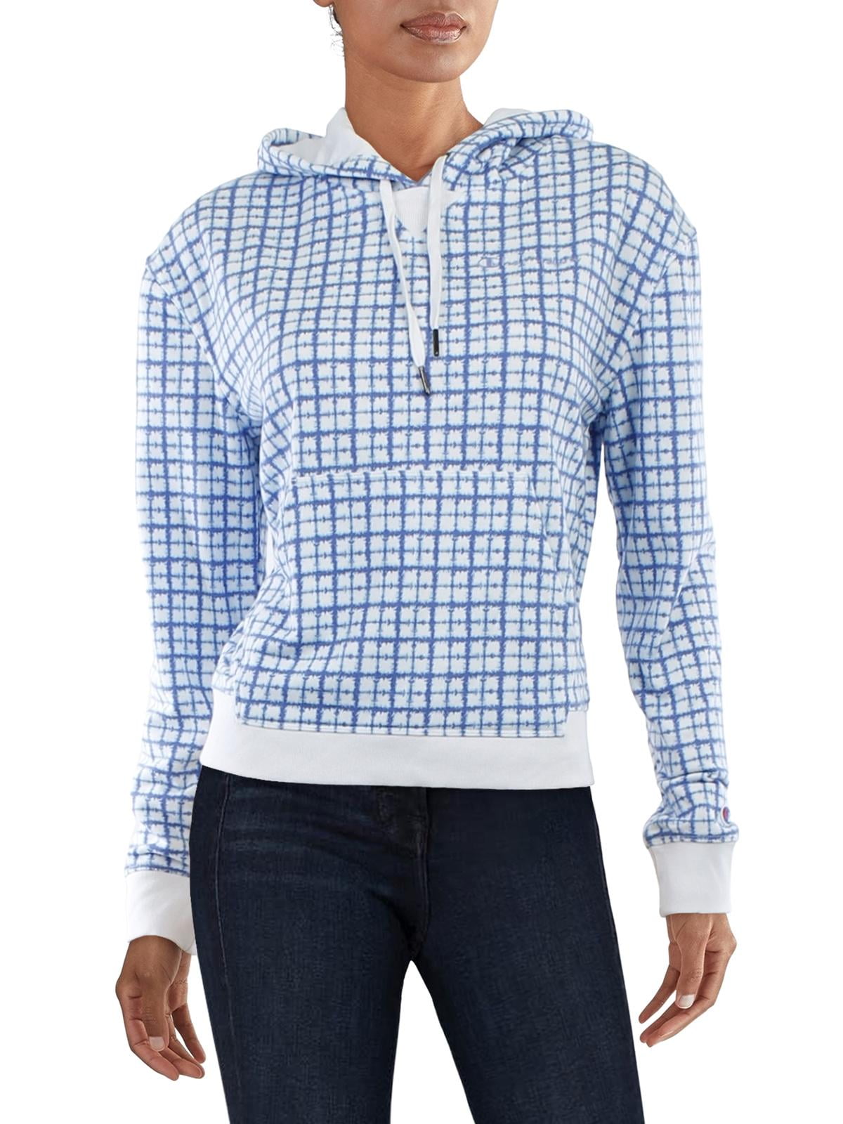 Champion checkered hoodie hot sale