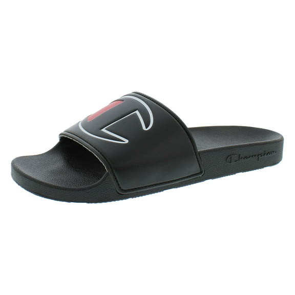 Champion Womens IPO Slide, Adult, Black, 5 M US