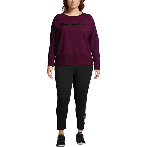 Champion Womens Plus Activewear Fitness Sweatshirt