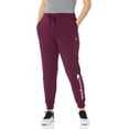 thumbnail image 1 of Champion Womens Plus Powerblend Jogger, Script Logo 3X Dark Berry Purple-y07459, 1 of 2