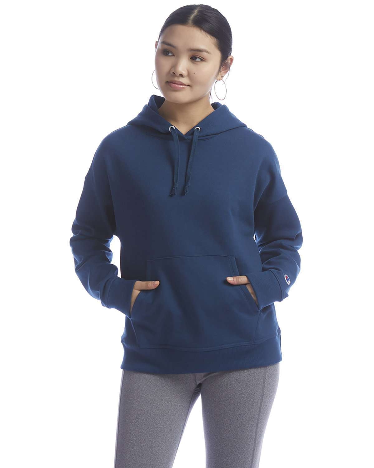Champion Women�'s Powerblend Hooded Sweatshirt