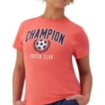 thumbnail image 1 of Champion Womens Soccer Graphic T-Shirt, Pink, Medium, 1 of 1