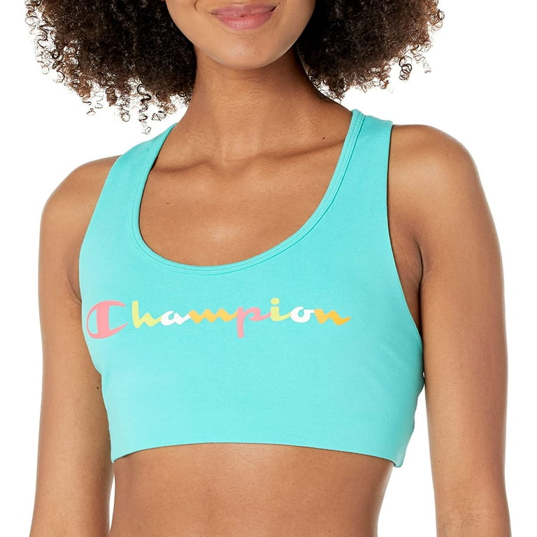 Champion Womens The Authentic Sports Bra TEAL-L