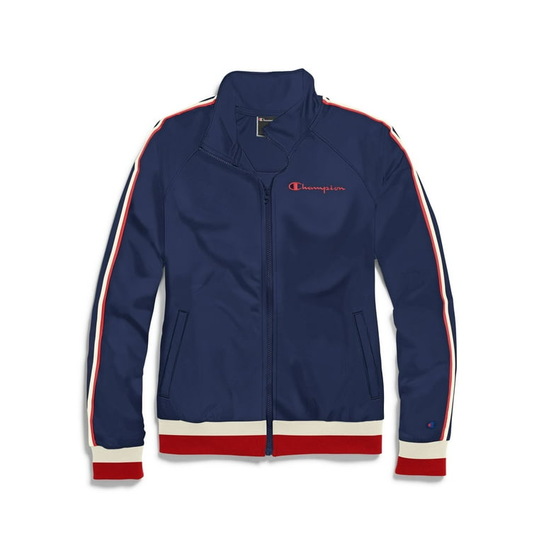 Champion Womens Track Jacket XXL Athletic Navy