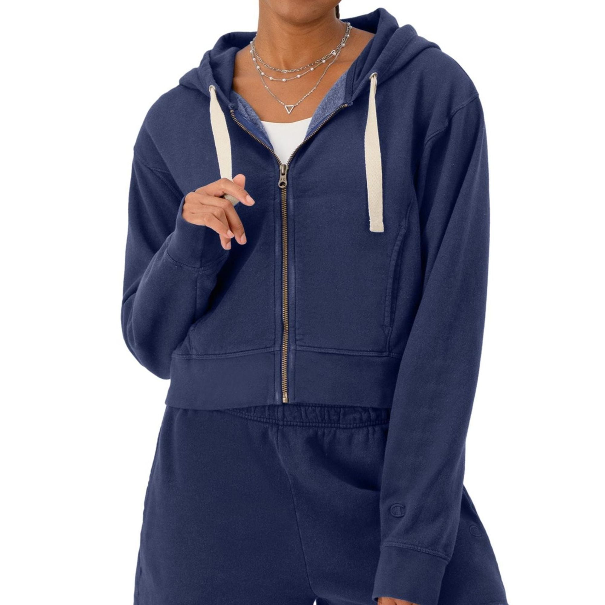 トップス KITH Champion Cropped Hoodie Kith Women Davin Cropped Hoodie - Incognito