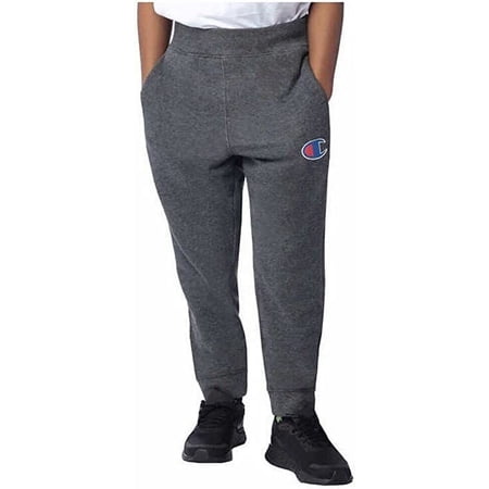 Champion Youth Boy's Jogger Sweatpants Granite Heather Size-S (7/8)