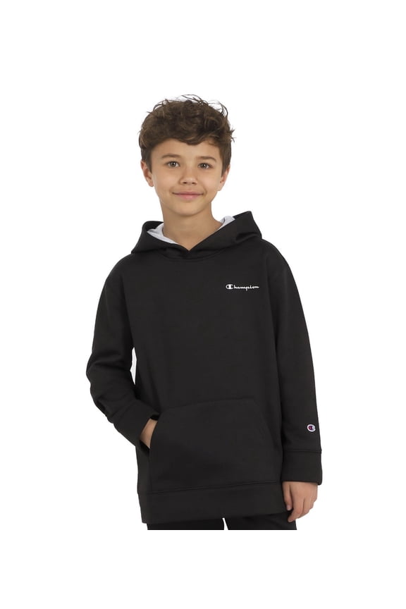 Youth Pullover Hoodie Comfortable Kids Sweatshirt - Black - Size Medium (10/12)