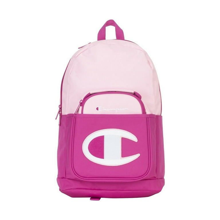 Champion Youth Supercize Backpack W Removable Lunch Kit Unisex Pink Combo