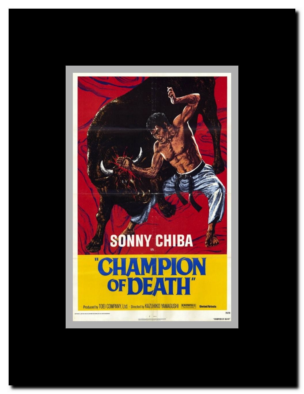 Champion of Death Framed Movie Poster