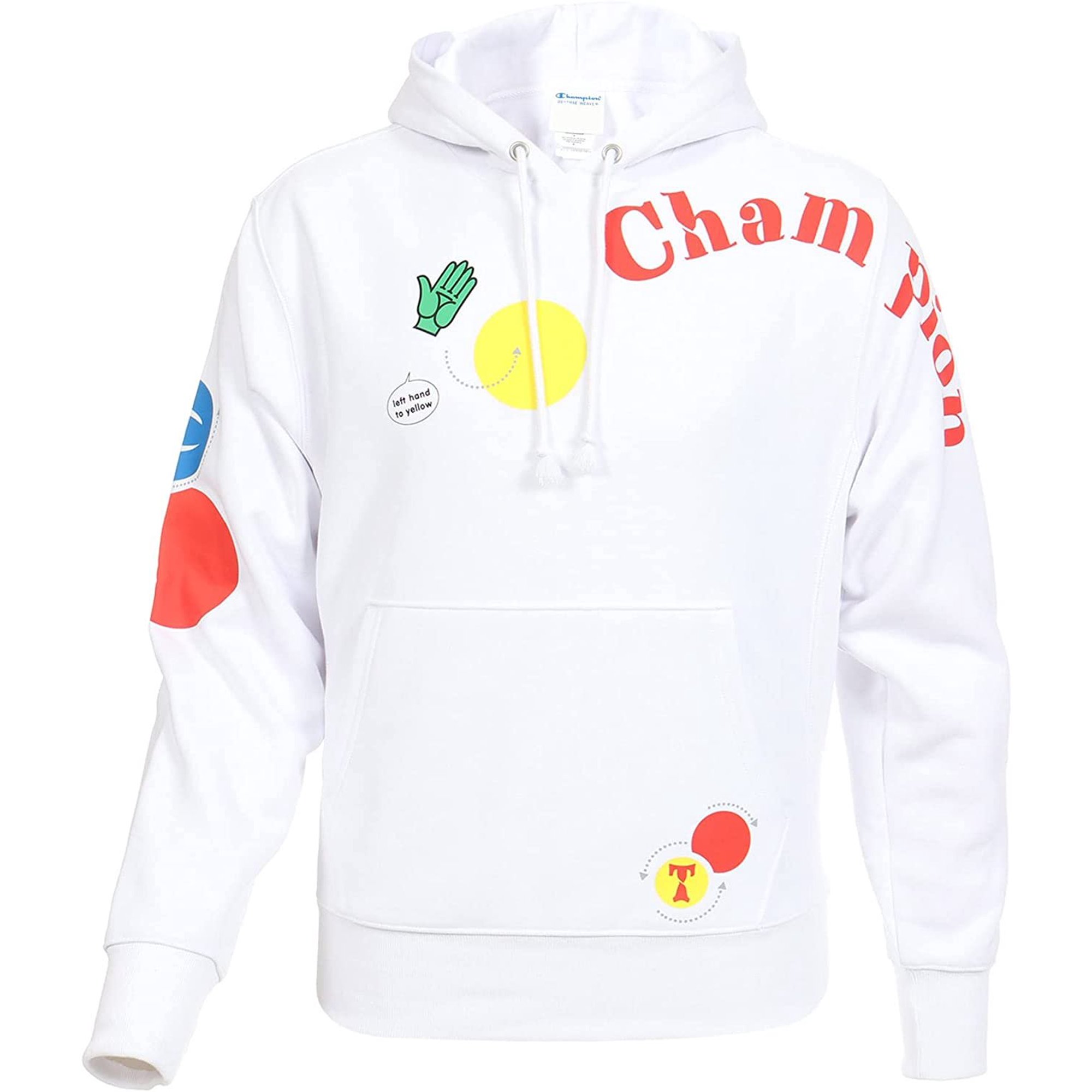 Champion x Twister Reverse Weave Pullover Hoodie Large White - Walmart.com