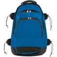 thumbnail image 1 of Champion Sports 600 Denier® Deluxe All Purpose 2 Compartment Backpack with Outer Pockets - Adjustable Straps & Carry Handle - 20"L x 13"W x 10"H - Blue, 1 of 7
