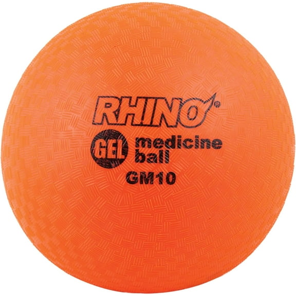 Champion Sports Gell Filled Medicine Ball (Orange 15 lbs)