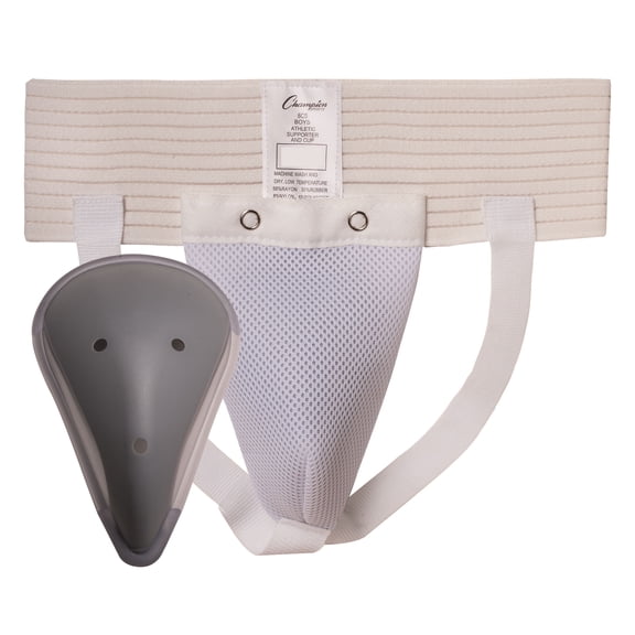 Champion Sports Men's Athletic Cup and Supporter, White - 2.5 Inch, Large