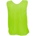 thumbnail image 1 of Champion Sports Mesh Practice Vest, Pack of 12, Solid and Numbered, Youth and Adult, Neon Green, Youth Regular, 1 of 6