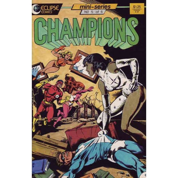 Champions (Eclipse) #5 VF ; Eclipse Comic Book