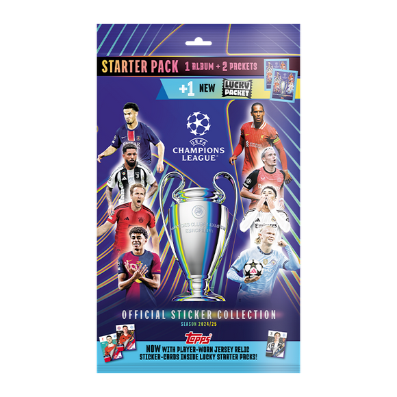 Topps UEFA Champions League Sticker Collection 2024/25 Trading Stickers, 1 Pack