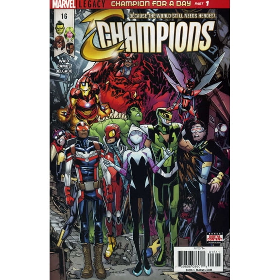 Champions (Vol. 2) #16 VF ; Marvel Comic Book