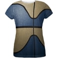 thumbnail image 1 of Championship Basketball Dark Blue and Gold All Over Womens T Shirt Multi SM, 1 of 2