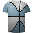 thumbnail image 1 of Championship Basketball Light Blue & White All Over Mens T Shirt Multi LG, 1 of 2