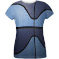 thumbnail image 1 of Championship Basketball Navy & Light Blue All Over Womens T Shirt Multi LG, 1 of 2
