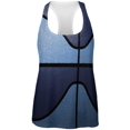 thumbnail image 1 of Championship Basketball Navy & Light Blue All Over Womens Work Out Tank Top, 1 of 2