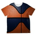 thumbnail image 1 of Championship Basketball Orange & Navy All Over Toddler T Shirt Multi 4T, 1 of 2