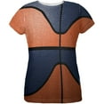 thumbnail image 1 of Championship Basketball Orange & Navy All Over Womens T Shirt Multi LG, 1 of 2